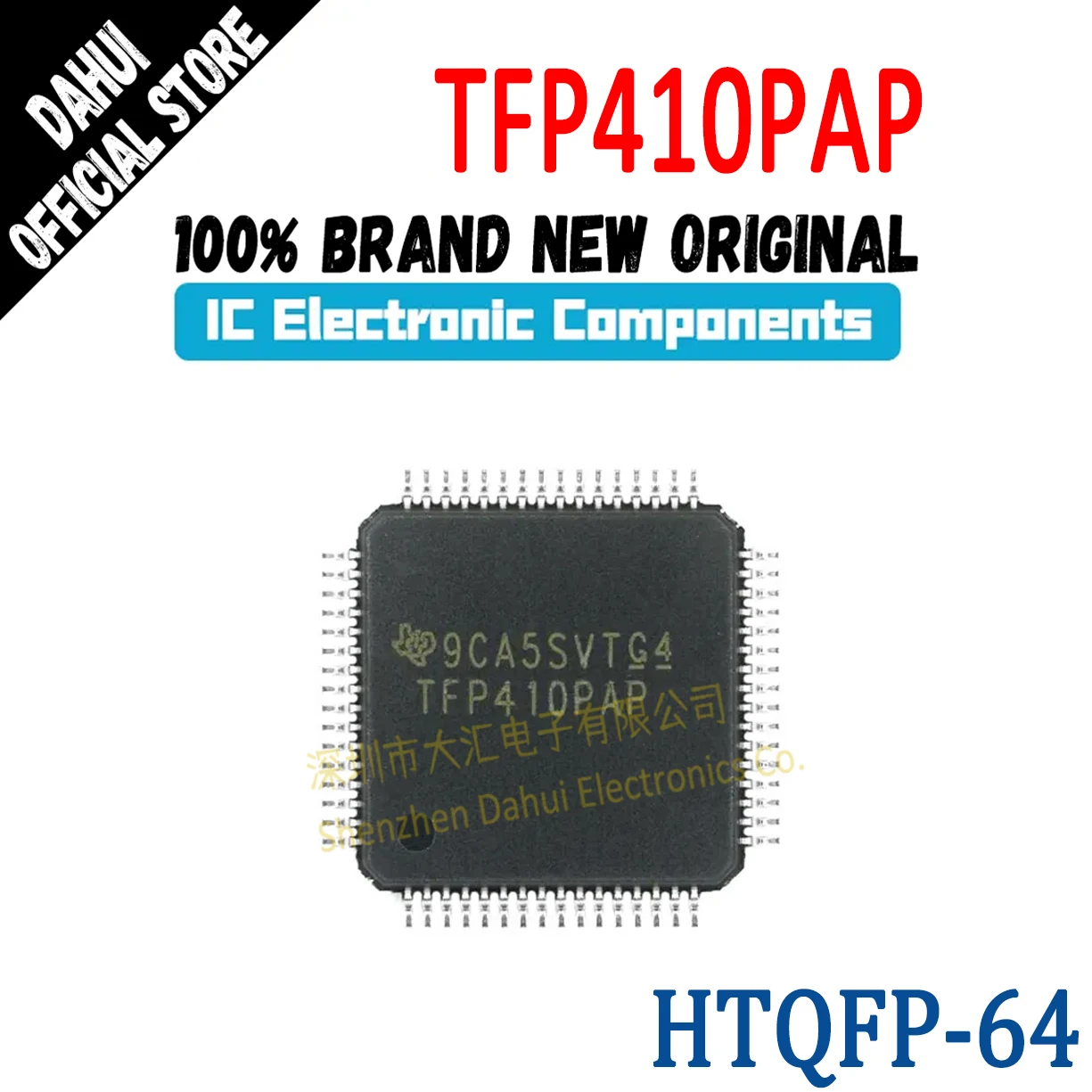 

TFP410PAP TFP410 TFP IC PanelBus DVI Transmitter 165MHz Chip HTQFP-64 In Stock 100% Brand New Origin