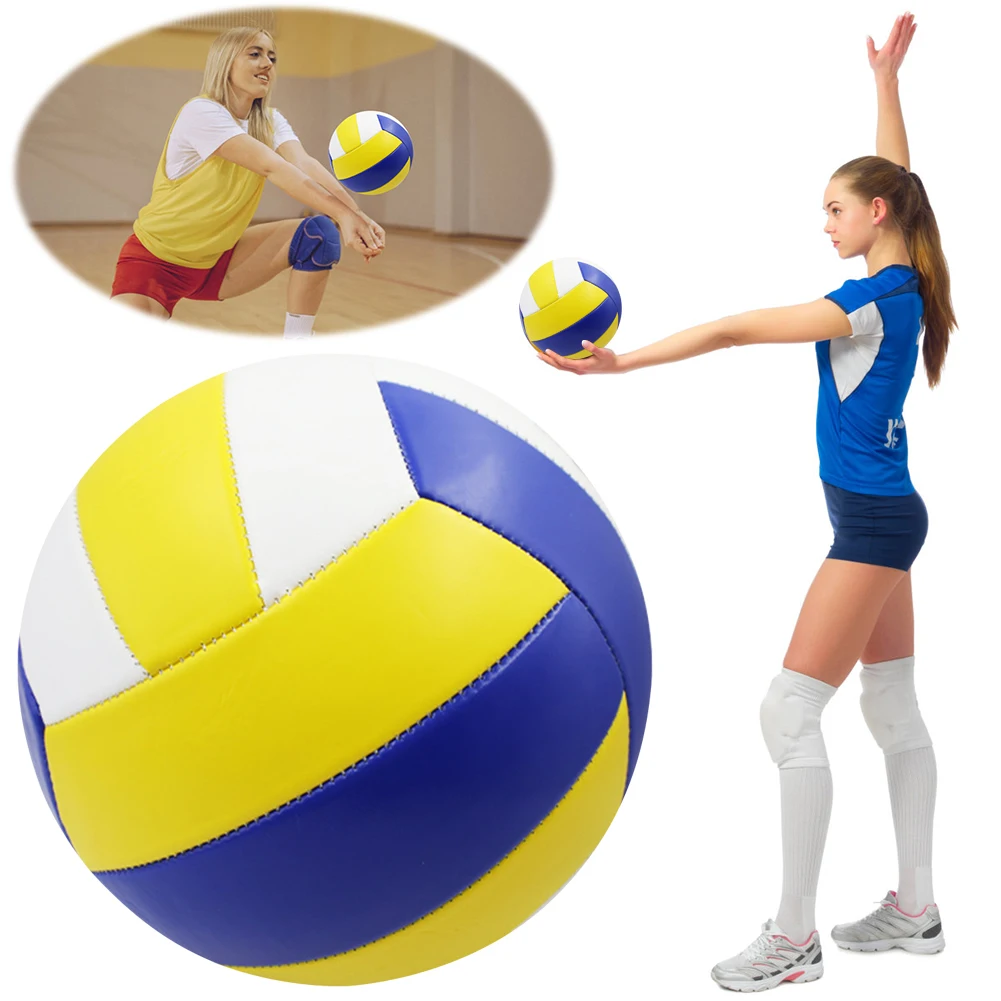 Size 5 Volleyball Professional Competition Volleyball Waterproof Beach Volleyball Recreational Volleyball for Gym Beach