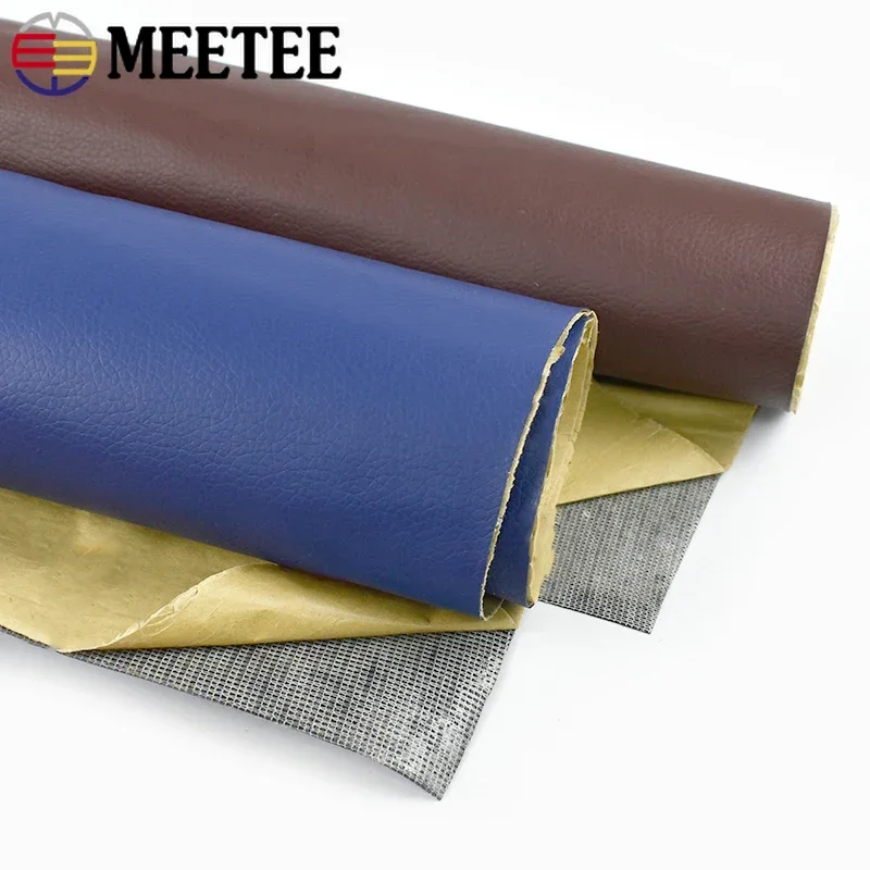 50*138cm Pu Synthetic Leather Self-adhesive Fabric Sewing Furniture Sofa Car Seats Chairs Bag Couch Scratch Waterproof Sticker