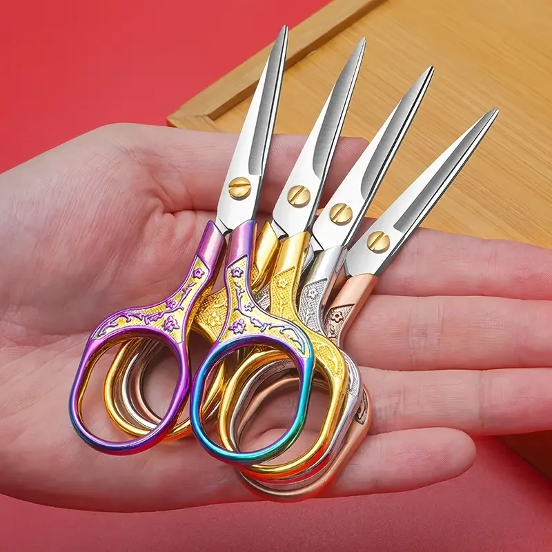 Stainless Steel Vintage Scissors Sewing Fabric Cutter Embroidery Scissors Tailor Scissor Thread Scissor Tools for Sewing Shears