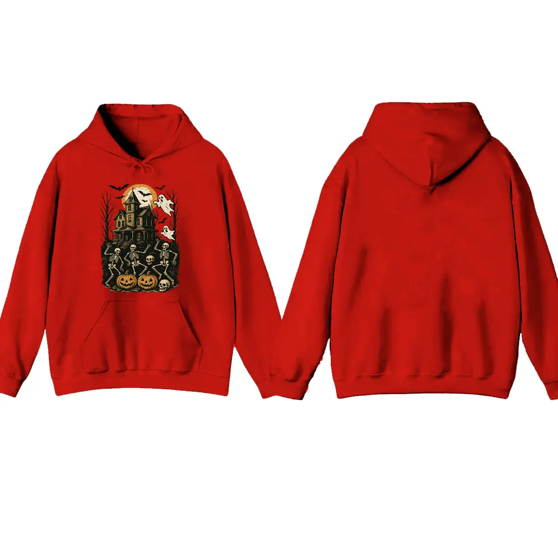 هالوين الهيكل العظمي منزل مسكون هالوين منزل مسكون البلوز مخيف الرجعية الرقص الهيكل العظمي هودي مهرجان مسكون هوديي #6