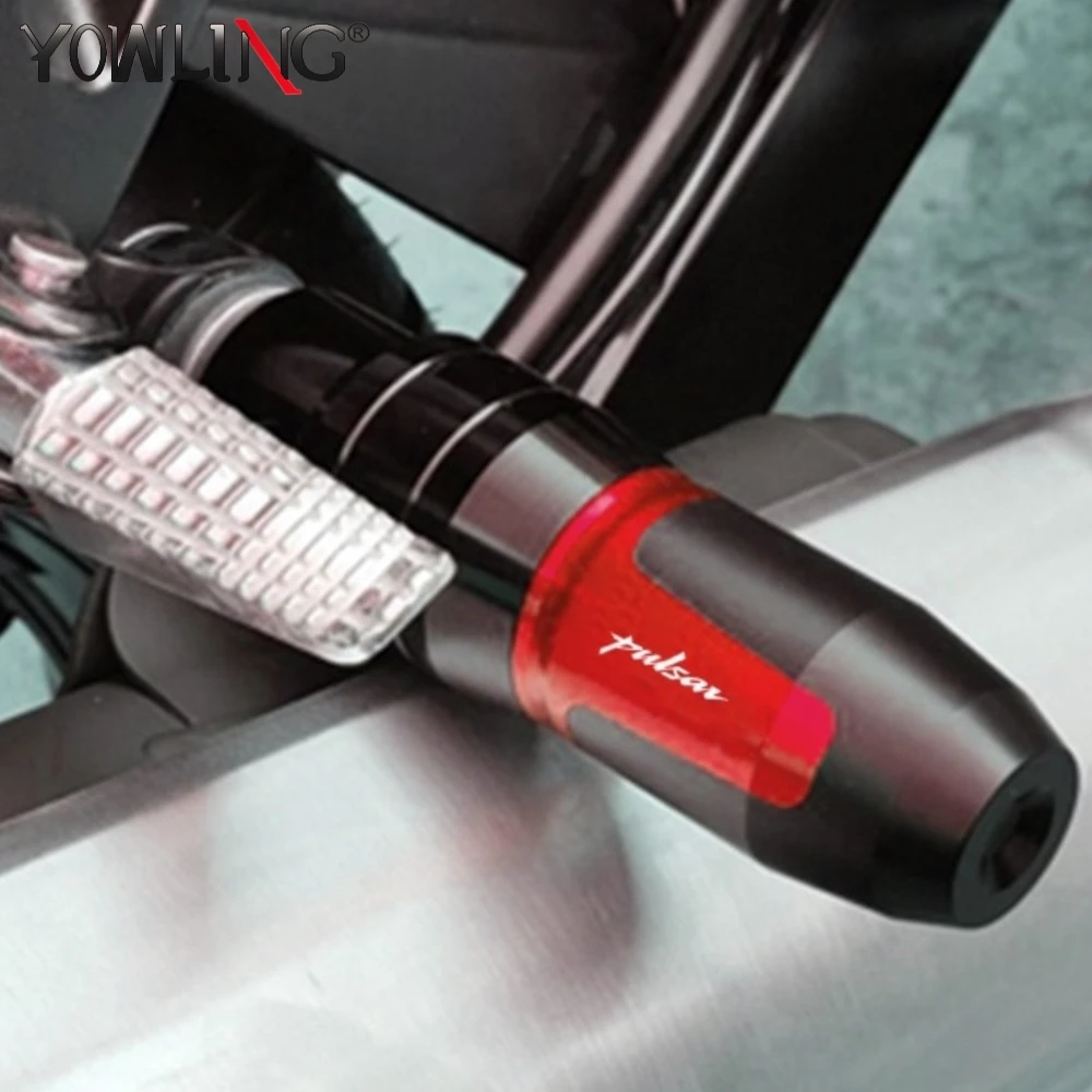 

Motorcycle Accessories CNC Frame Crash Pads Exhaust Slider Engine Crash Protector For Bajaj Pulsar 200 NS/200 RS/200 AS