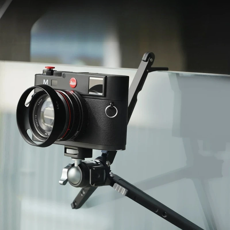 Aluminum Desktop Tripod Portable Handheld Support for Mirrorless Camera Vlog Video Shooting Live Broadcast Selfie Triangle Stand