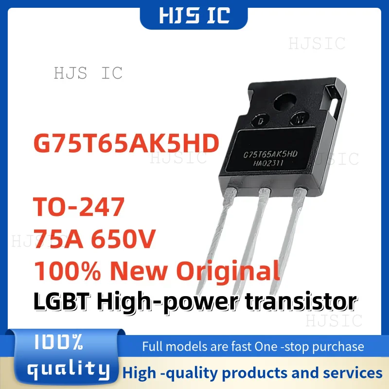 

5-10 шт. 100% новый оригинальный G75T65AK5HD CRG75T65AK5HD TO-247 IGBT 75A 650 В силовой транзистор лучшее качество на складе