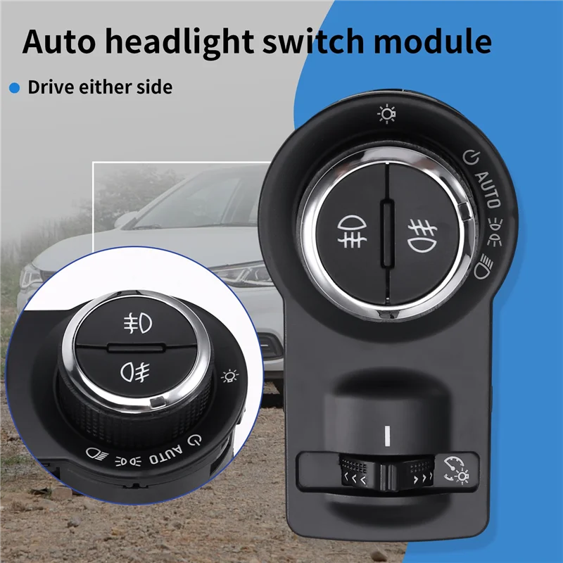 Module de commutation de commande de phare antibrouillard, pour Cruze Malibu Trax Opel X39A-Auto 13268707