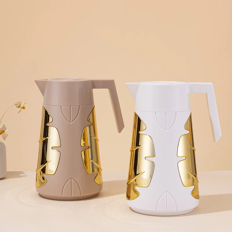 

Large Capacity Portable Thermos Flask Classic Design Vacuum Insulation Kettle with Glass Liner for Dormitory Use Coffee & Tea