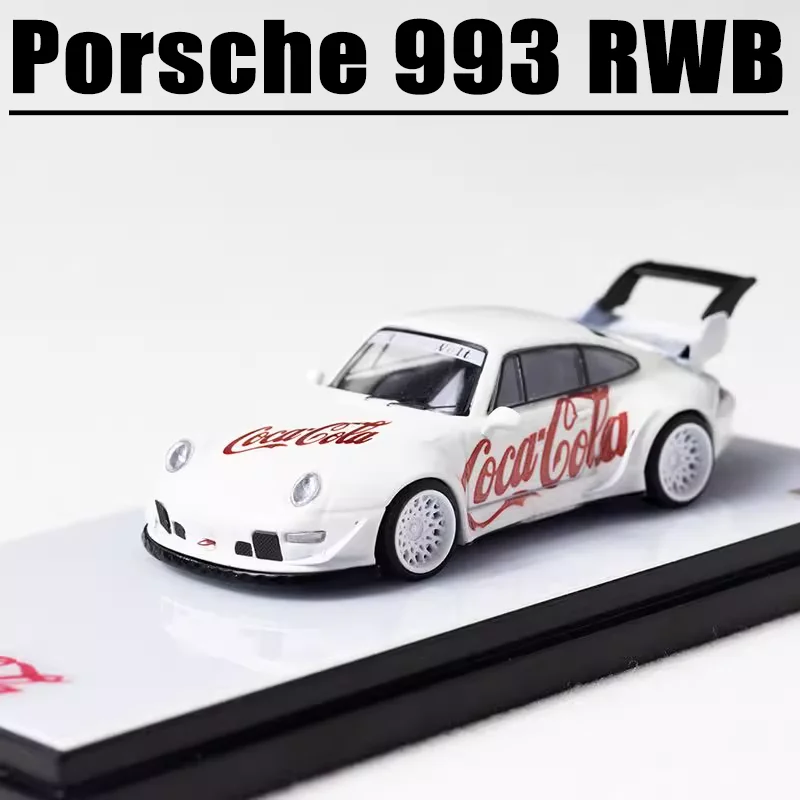 UNI MODEL 1/64 Porsche 993 RWB Legering Speelgoed Motorvoertuig Diecast Metaal Model Geschenken