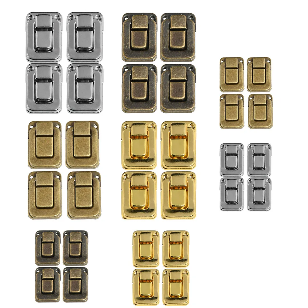 

Lock Hasp Latches Wood Box Antique Cabinet For Jewelry Boxes Hardware Home Suitcase Vintage.Handbag High Quality