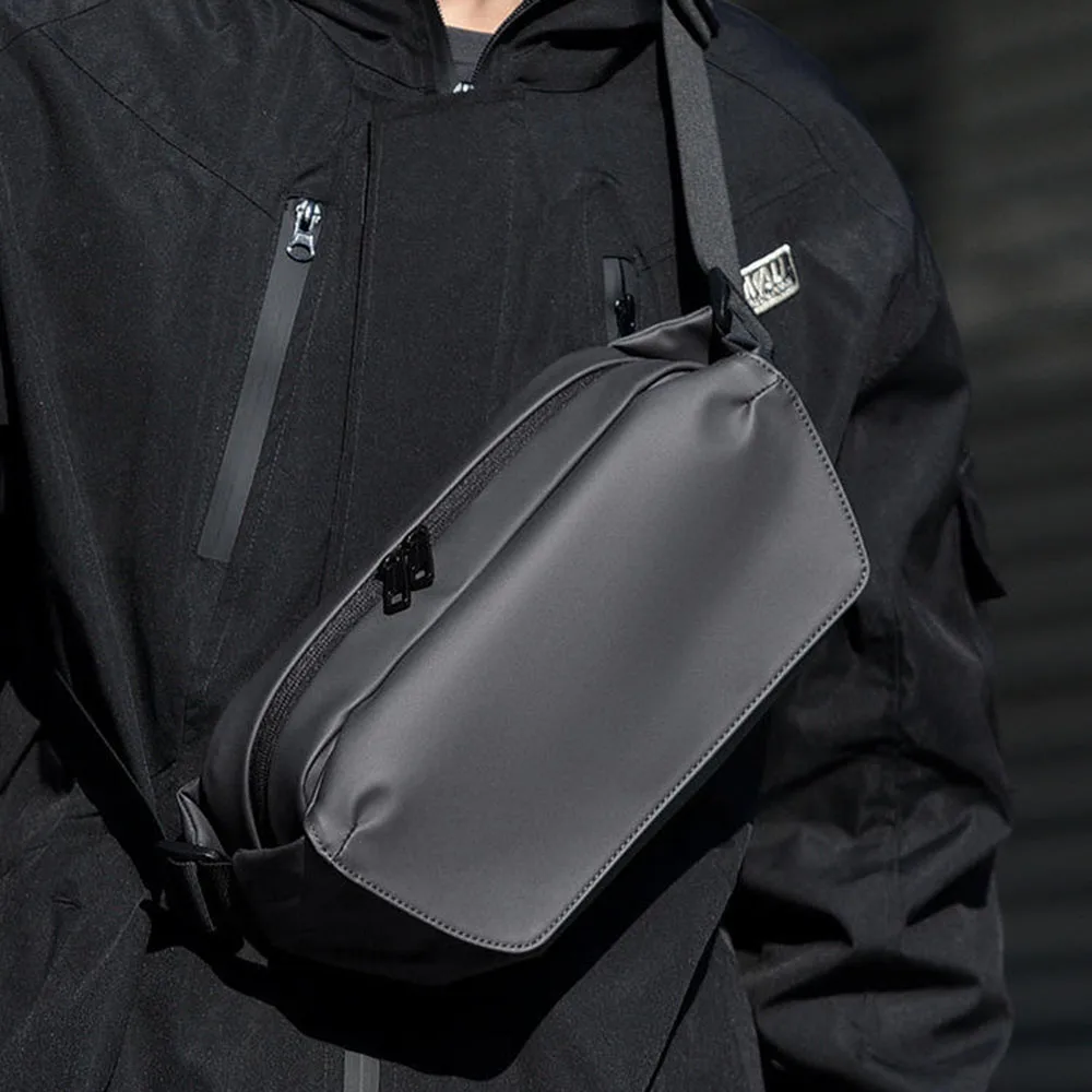 حقيبة كروس للرجال من Geestock خفيفة الوزن وبسيطة وحقيبة حمل يومية وحقيبة صغيرة للتنقل كاجوال للسفر ومتعددة الاستخدامات وحقيبة كتف