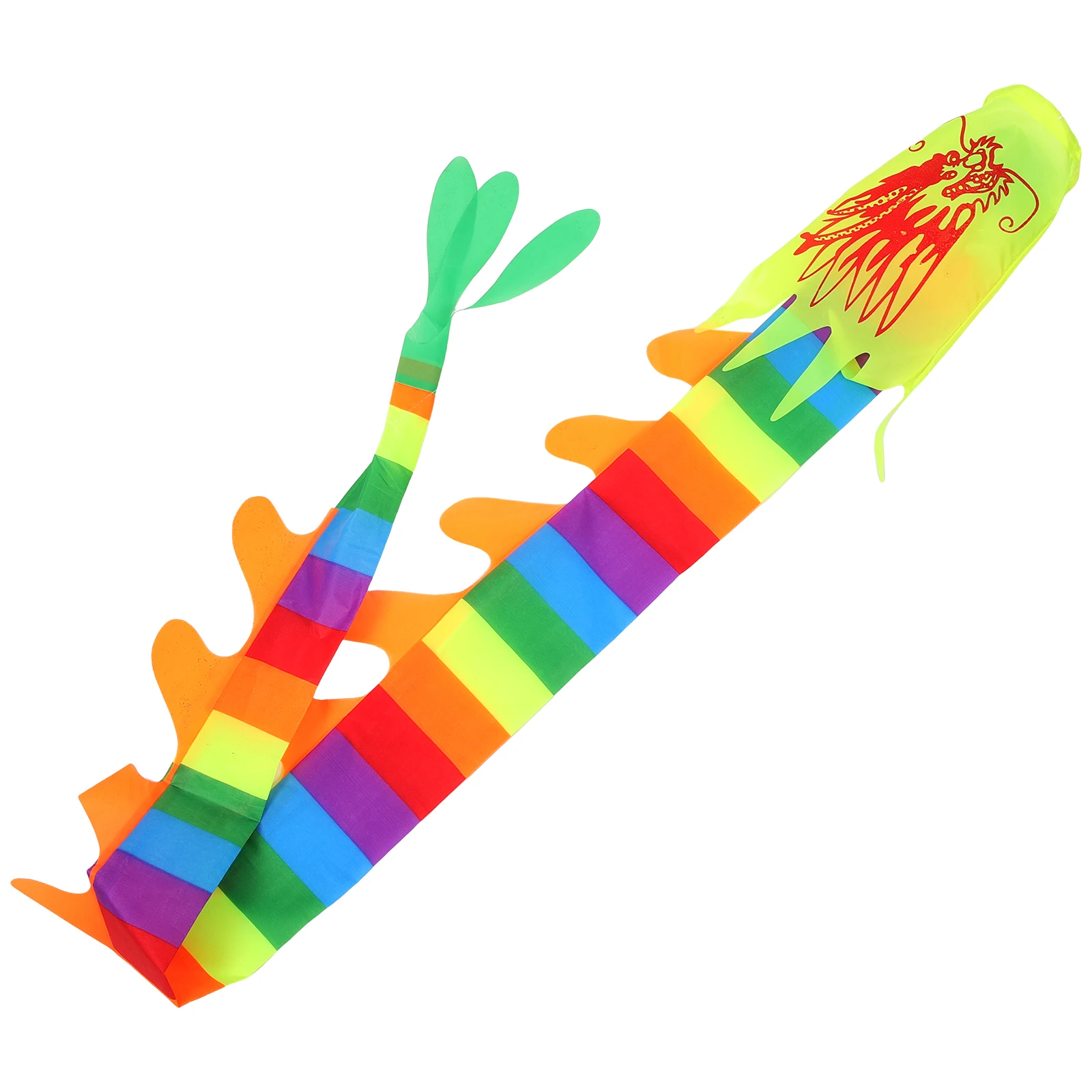 

Shaking Dragon Ribbon Silky Streamer Rope Kids Toy Chinese Dance Festivals Performing Prop Outdoor Exercise Drag