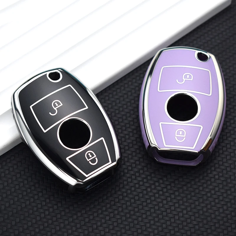 غطاء حماية مفتاح السيارة عن بعد ، AMG علبة من البولي يوريثان ، فوب ، مرسيدس بنز A ، C ، E ، S ، G الفئة ، GLA ، CLA ، GLK ، GLC ، CLS ، W204 ، W463 ، w176, W251, W205 #5