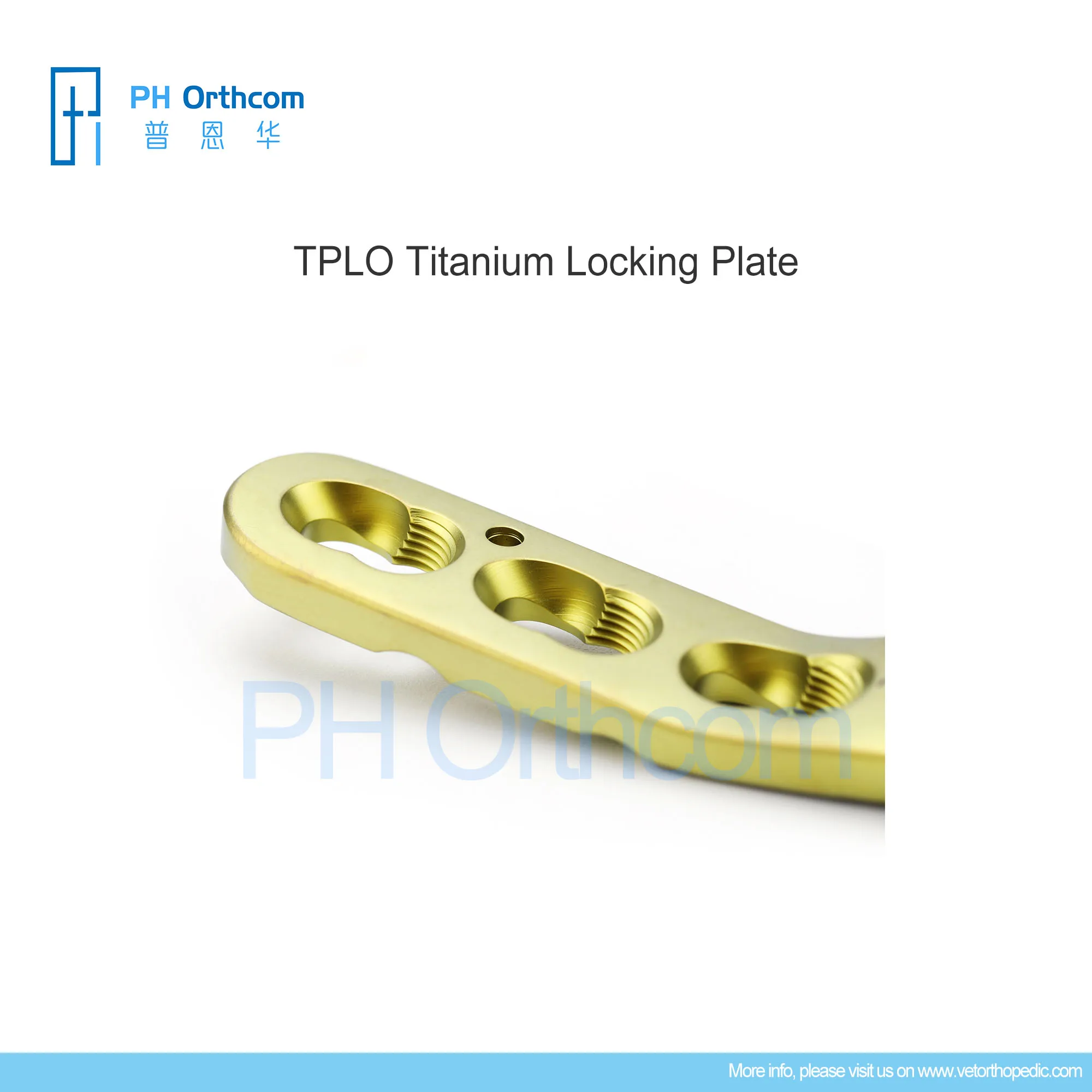 Veterinary Titanium TPLO Locking Plates for Canine Orthopedic Surgery and CCL repair