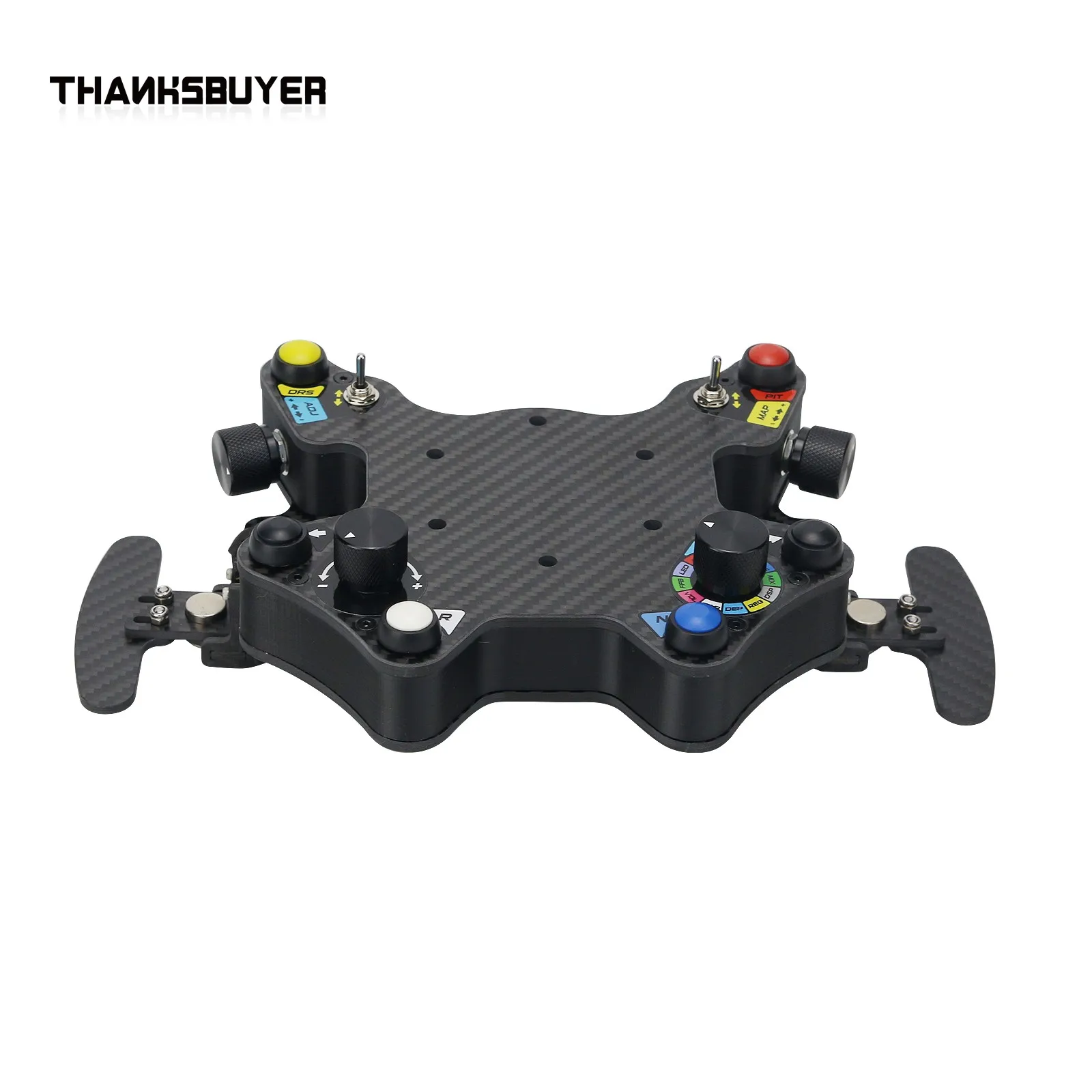 Simplayer Racing Hub kierownica Instrument przycisk Box konsola środkowa do zmiany wiosła dla Logitech Thrustmaster Fanatec