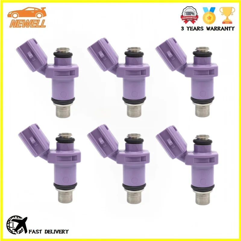 

6pcs 6P2-13761-00-00 Fuel Injector For Yamaha 225HP 250HP 4 Stroke Outboard Engine 6P2-13761-00 6P2137610000