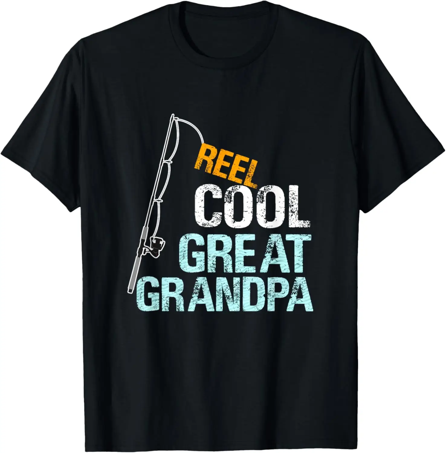 Reel Cool Great Grandpa Gift from Granddaughter Grandson T-Shirt