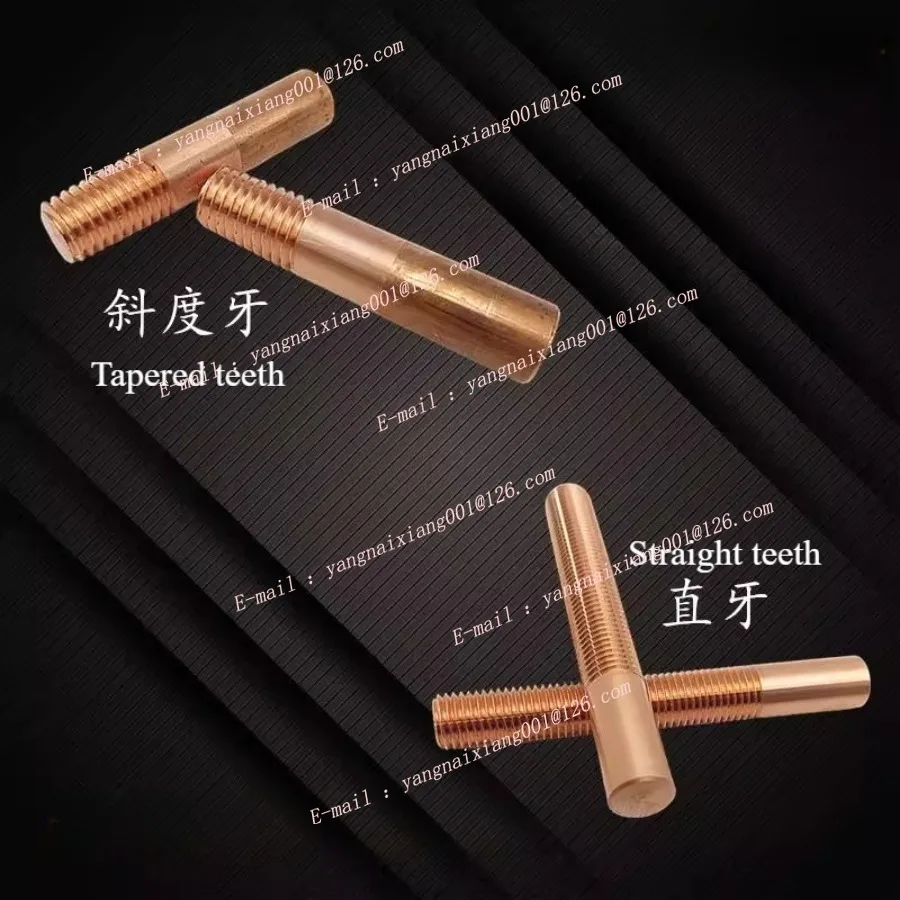 1 قطعة PT1/4NPT NPT1/8 النحاس الأحمر النقي التنصت أقطاب ل شرارة EDM SWG/AWG الموضوع القطب التفريغ الأحمر النحاس المسمار الأسنان