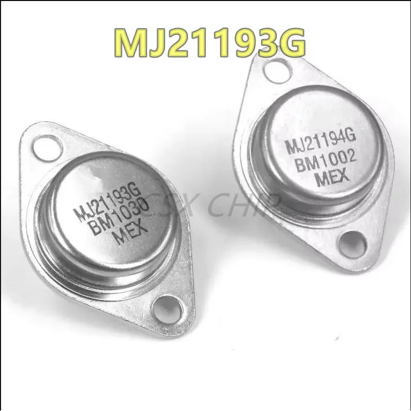 10Pairs/PCS Original New MJ21193G MJ21194G Transistor MJ21193 MJ21194 Power Amplifier