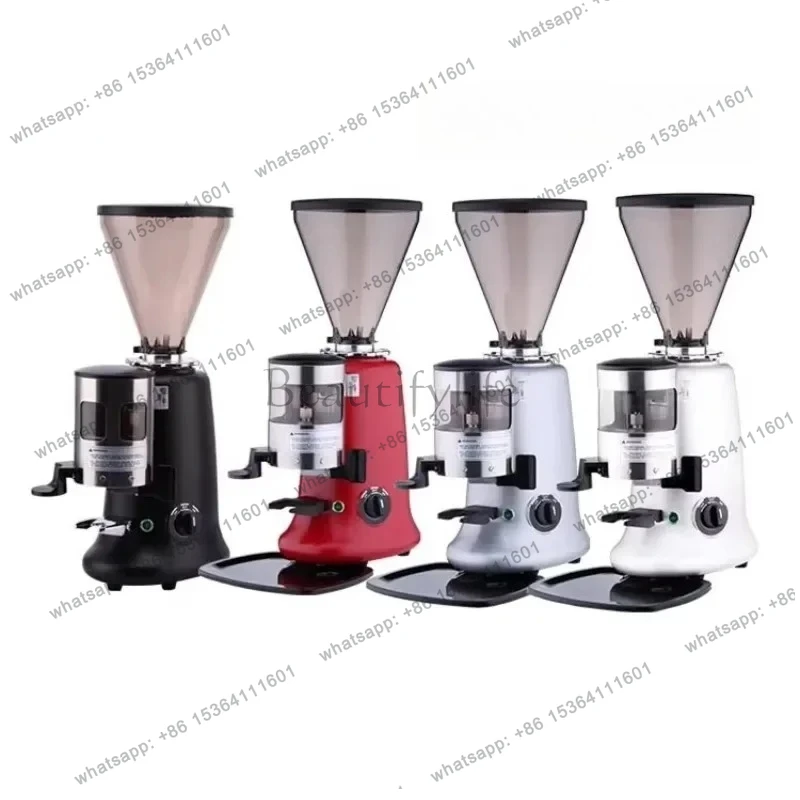 Flat Commercial Coffee Grinder Professional Electric Coffee Bean Grinding Machine Burr Coffee Tea Espresso