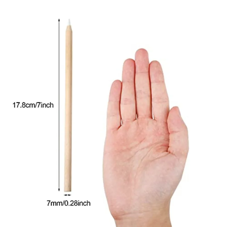 Pieces White Chalk Pencil Set Highlight Charcoal Pencil with Sharpener and Container for Drawing, Sketching, Blending, Beginner
