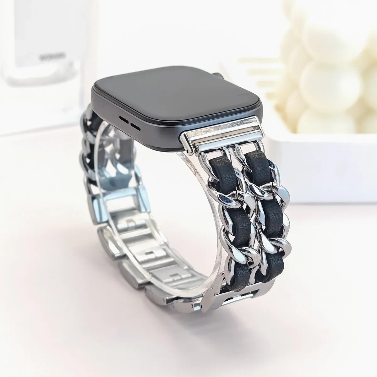 Leather Metal Band for Huawei Watch Fit 3 Strap Women Wristband Stainless Steel Bracelet for Huawei Fit 2 1 Correas Accessories