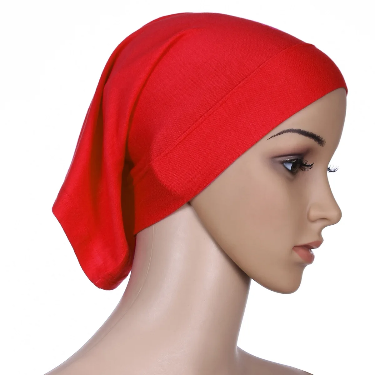 20 Candy Colored Pullover Cap women's Solid Color Tube Cap With High Elasticity And Adjustable Silk Cotton Fabric Cap