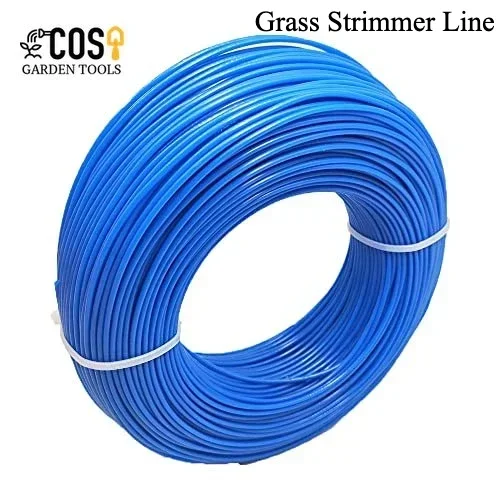 COSY 100m Blue Mowing Nylon Grass Cut Trimmer Line Round Cord Wire String For Grass Trimmer Roll Rope Lawn Mower Accessories