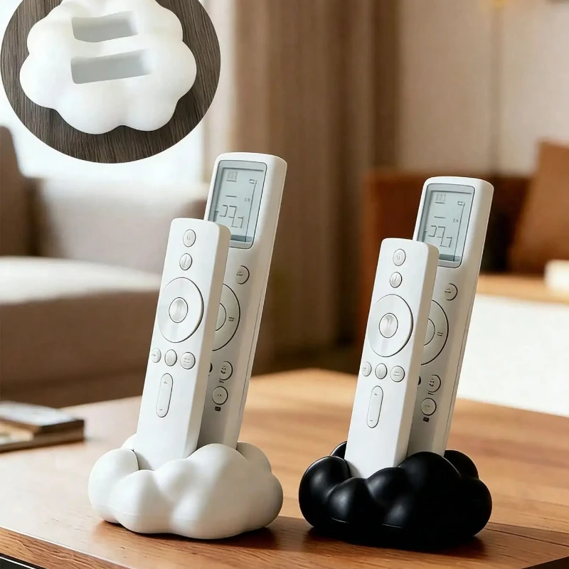 Cloud Shaped TV Remote Control Storage Rack Remote Control Storage Holder 3D Printed Cloud Organizer Home Desktop Decoration