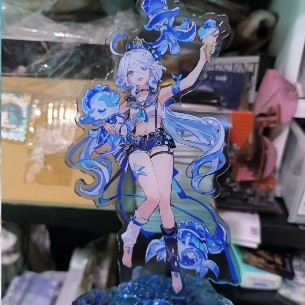 Honkai: Star Rail Genshin Impact Acrylic Ornament Swimwear Acheron Firefly Kafka Robin Furina Navia Kawaii Anime Gift for Fans