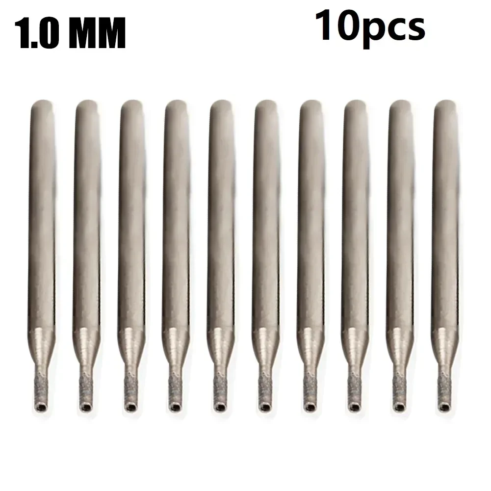 

9/10Pcs 0.8/1/1.2/1.5/1.8/2/2.5/3/4mm Rotary Burr Core Drill Bit Engraving 2.35mm For Glass Tile Grinding 2.35mm Shank