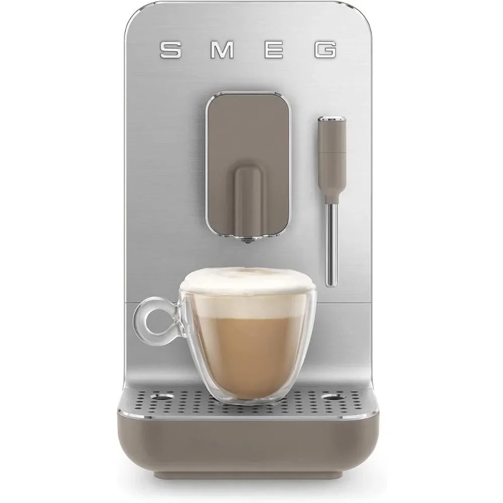 

Fully Automatic Coffee Machine with Steam Taupe, 47 ounces