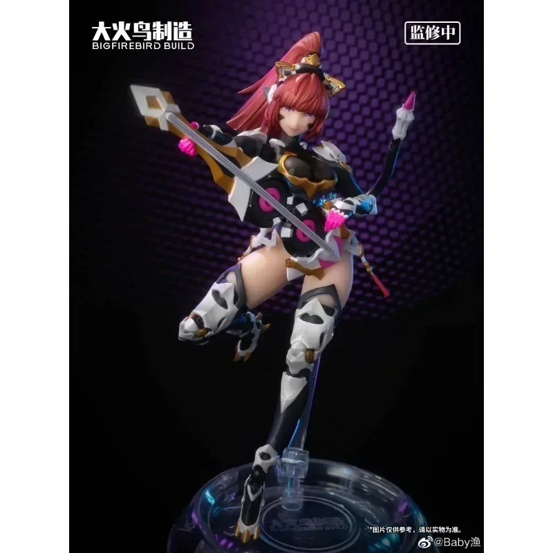 Op voorraad Grote Firebird Build Transformatie Wetenschap Kat Dame Team Zonnebloem 001 Model Kinderen cool speelgoed Pak Meisje Legering Cadeau