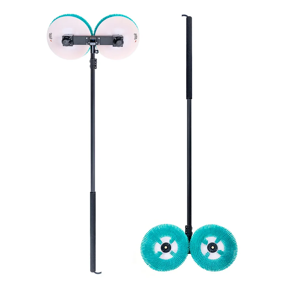 Handheld Dual Disc Solar Panel Cleaning Brush 300W Brushless Motor Custom Color