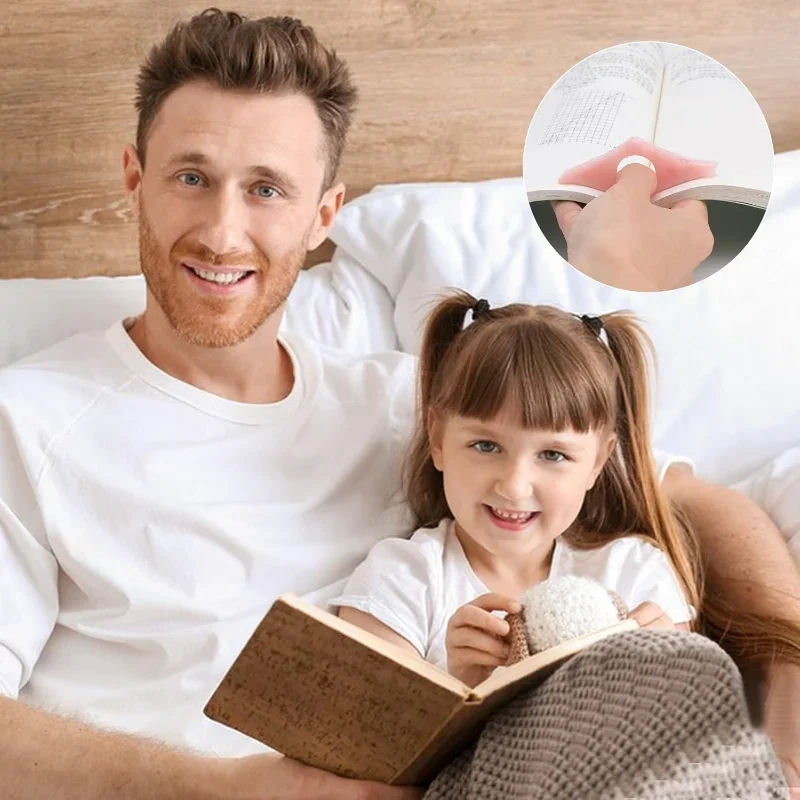 حامل صفحة الإبهام للقراءة، عبوة من قطعتين، إشارة مرجعية بنمط الطاقة، حامل صفحة إصبع الكتاب، ملحقات الكتاب لمحبي القراءة