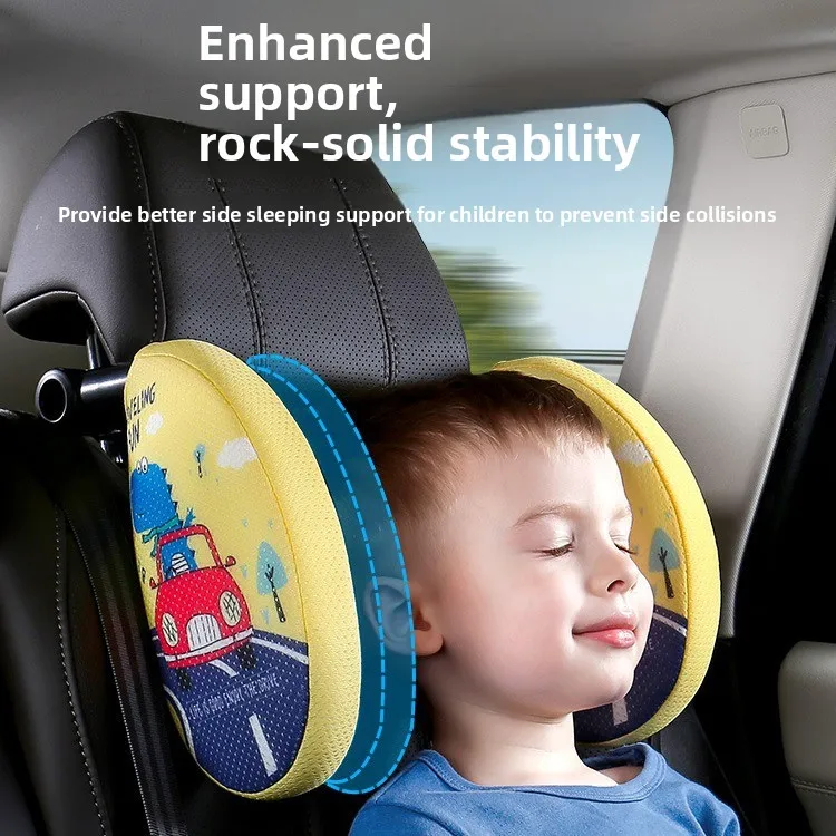 

Car Headrest Universal Car Neck Pillow for Kids, Memory Foam Cushion, Sleep Essential, Premium Headrest, Car Headrest Pillow