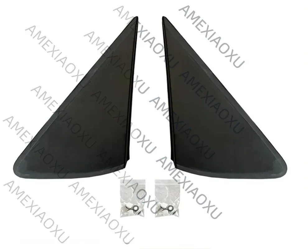 

AMEXIAOXU A1696900287 For A-Class W169 2004-2012 A1696900187 Black Rearview Triangle Molding Car Door Mirrior Panel Trim