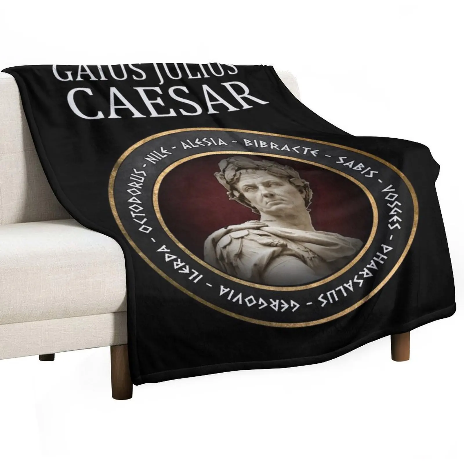 Gaius Julius Caesar Battles Ancient Roman History Throw Blanket cosplay anime For Decorative Sofa Blankets