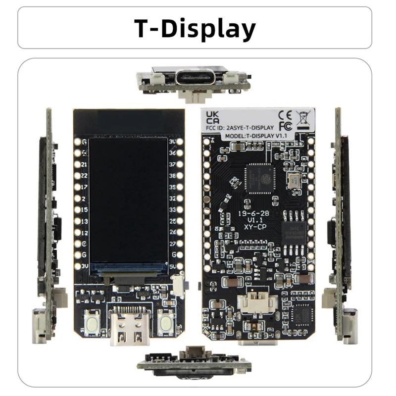 Nerd Miner CH340K T-Display 1.14 Inch LCD Control Board ESP32 Wireless Module For BTC Bitcoin Solo Lottery Miner