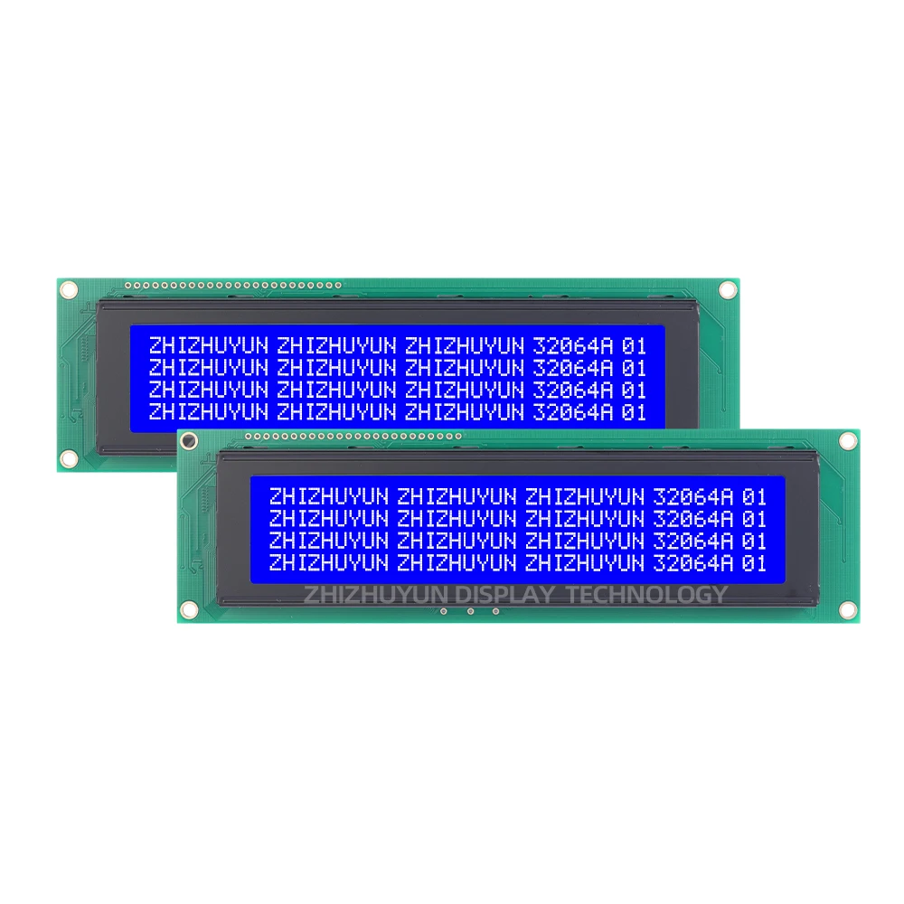 Módulo de pantalla LCD de Grado Industrial, 32064, 320x64, 32064A, 5V, cinta verde amarilla, retroiluminación LED