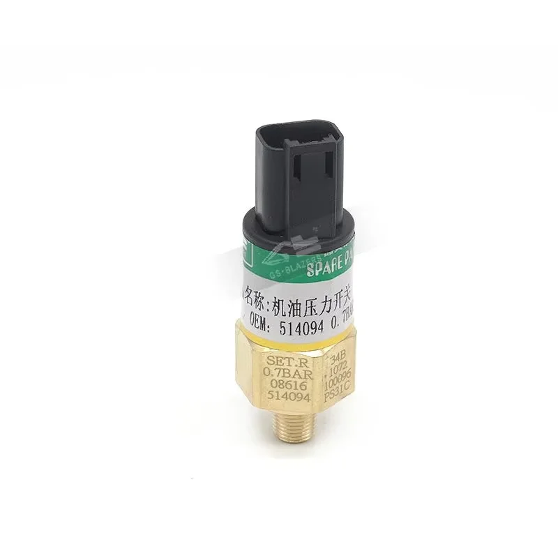 

construction machinery accessories oil Pressure switch 514094 Oil sensor 0.7Bar for LG915 LG922 LG930 Diesel engine