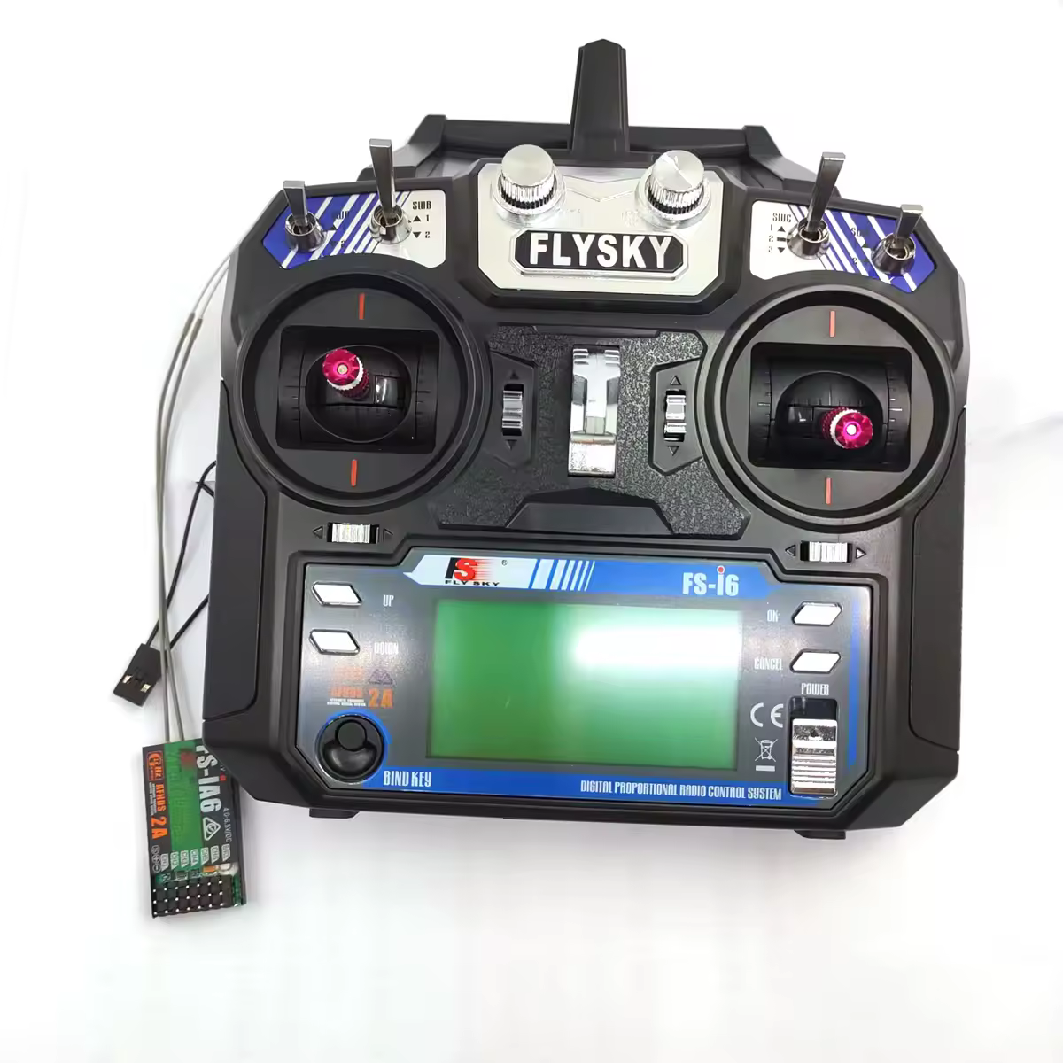 Radiocomando Flysky FS-i6 FS I6 2.4G 6CH AFHDS con ricevitore iA6B iA6 iA10B per droni FPV RC