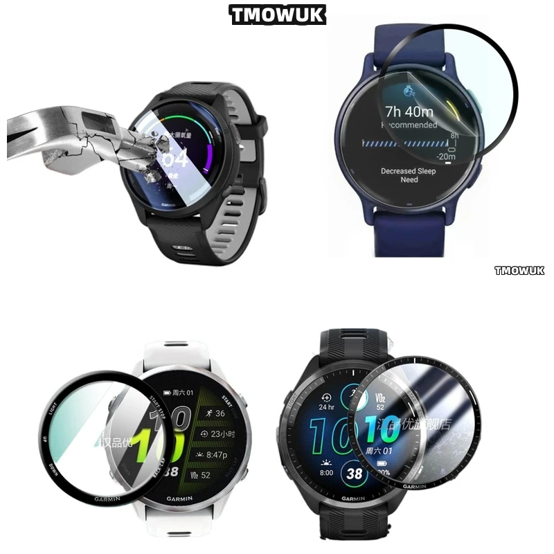 

For Garmin Forerunner 158 165 245 255 255s 265 265s 3D Flexible Screen Protective Film Full Cover Anti - Scratch