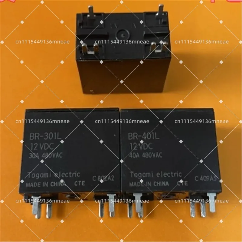 12VDC Electromagnetic Relay, 30A & 40A High Current DC Control Switch Module for Industrial Circuit Control