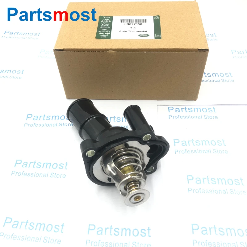 2.0L Petrol Coolant Thermostat & Housing for LAND ROVER Freelander 2 Evoque Range Rover Discovery Sport Ford Thermostat LR027158