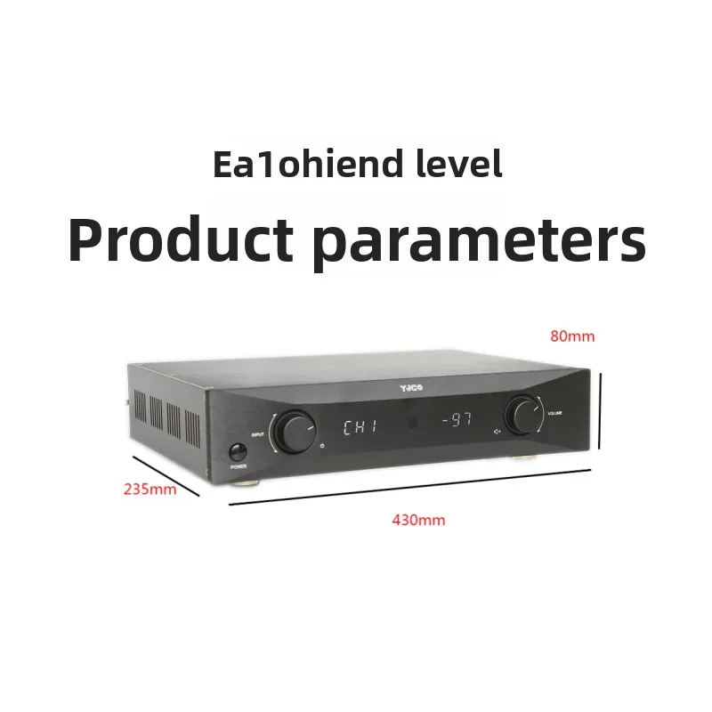 EA10 Classic Hitachi FET, Class A Deluxe Prestage, Remote Control High fidelity Audio Preamp Home Power Amplifier