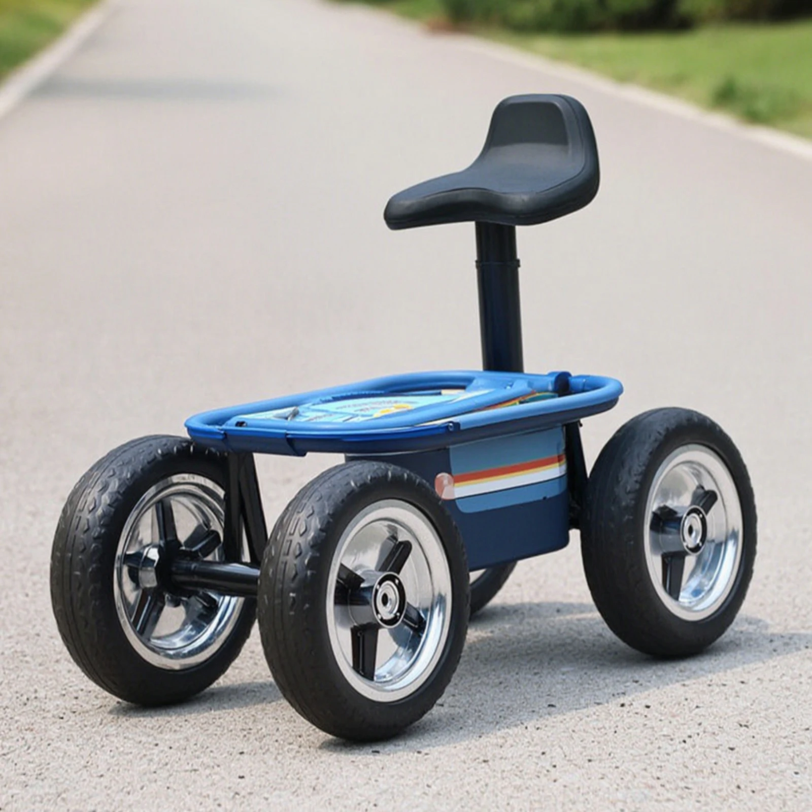 Foam Wheel with Steel Rim Long-Lasting Puncture-Resistant Wheel Directional Caster Rugged Casters Heavy Duty for Children