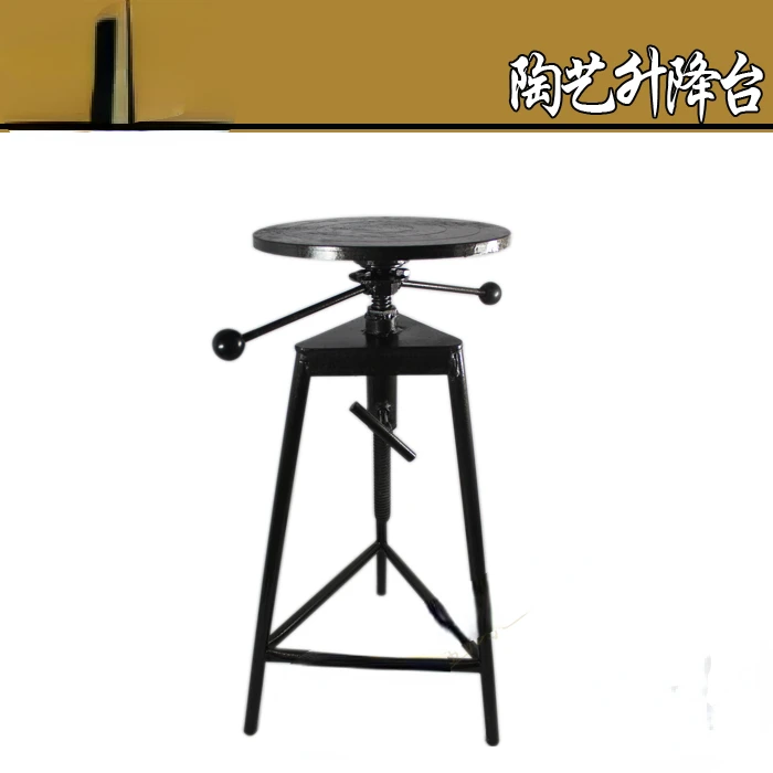 Water Meteor Ceramic Tools Lifting Table Vertical Turntable Clay Sculpture Turntable Large Handmade Sculpture Clay Sculpture