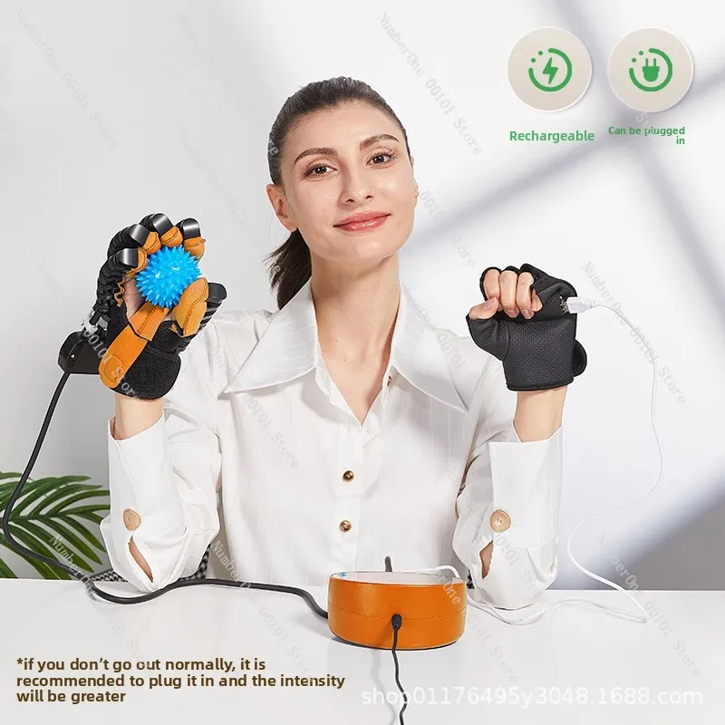 Intelligent rehabilitation robot glove trainer