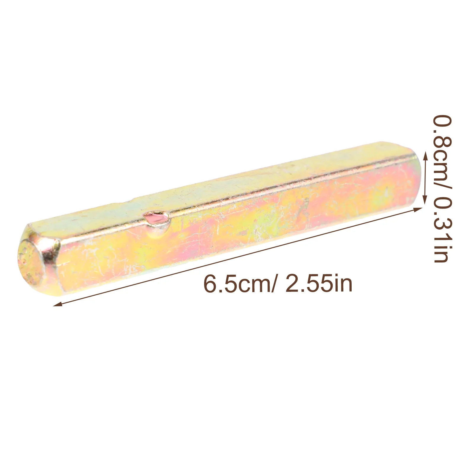 2 قطعة مقبض الباب المغزل بار 65 مللي متر الصلبة الحديد مستقيم مربع محرك المغزل ل خمر مقبض الباب استبدال الأجهزة #2