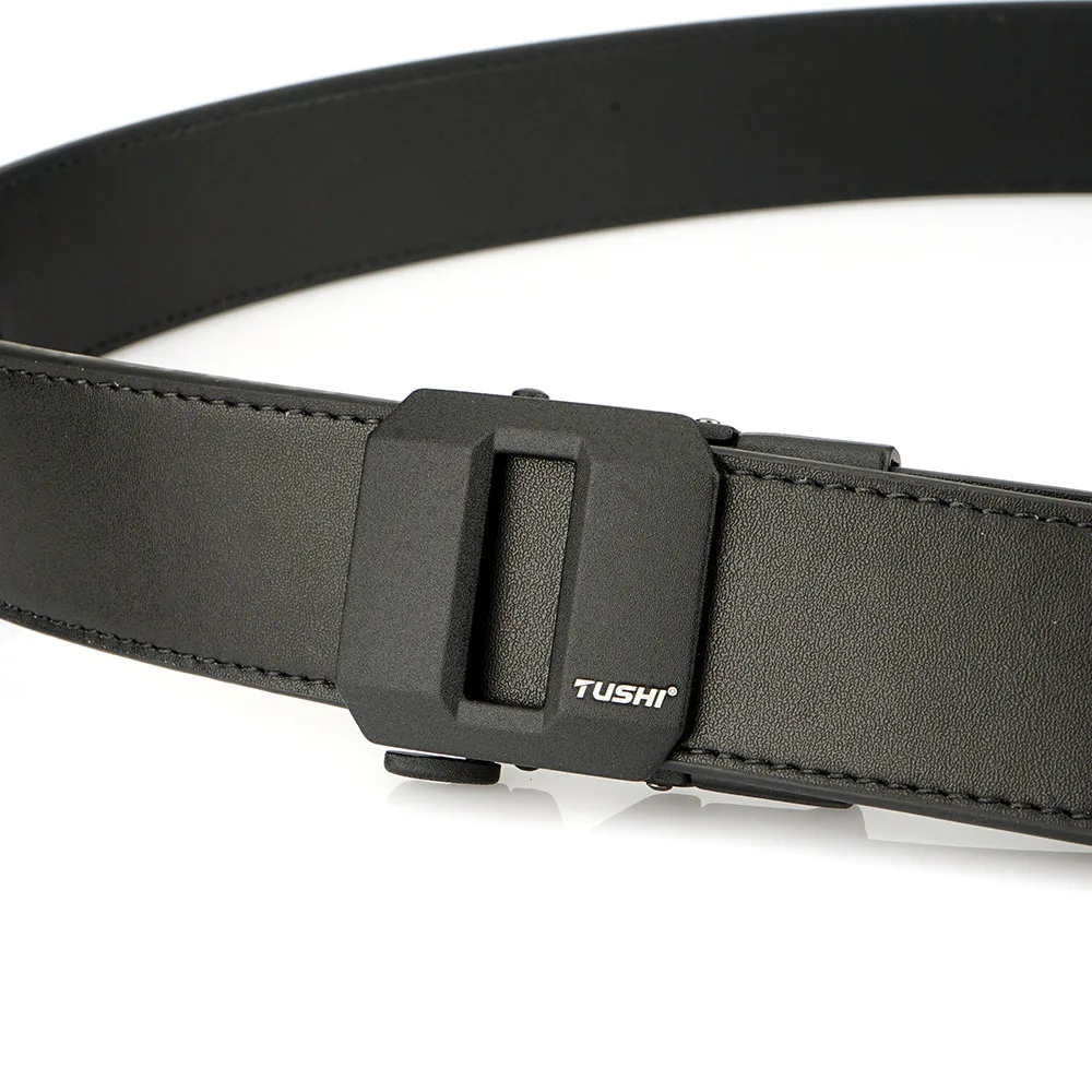 TUSHI Neue Leder Taktische Gürtel Luxus Automatische Schnalle Gürtel für Männer Gürtel Designer Gürtel Männer Hohe Qualität IPSC Gürtel Männlich Schwarz – Detail 14