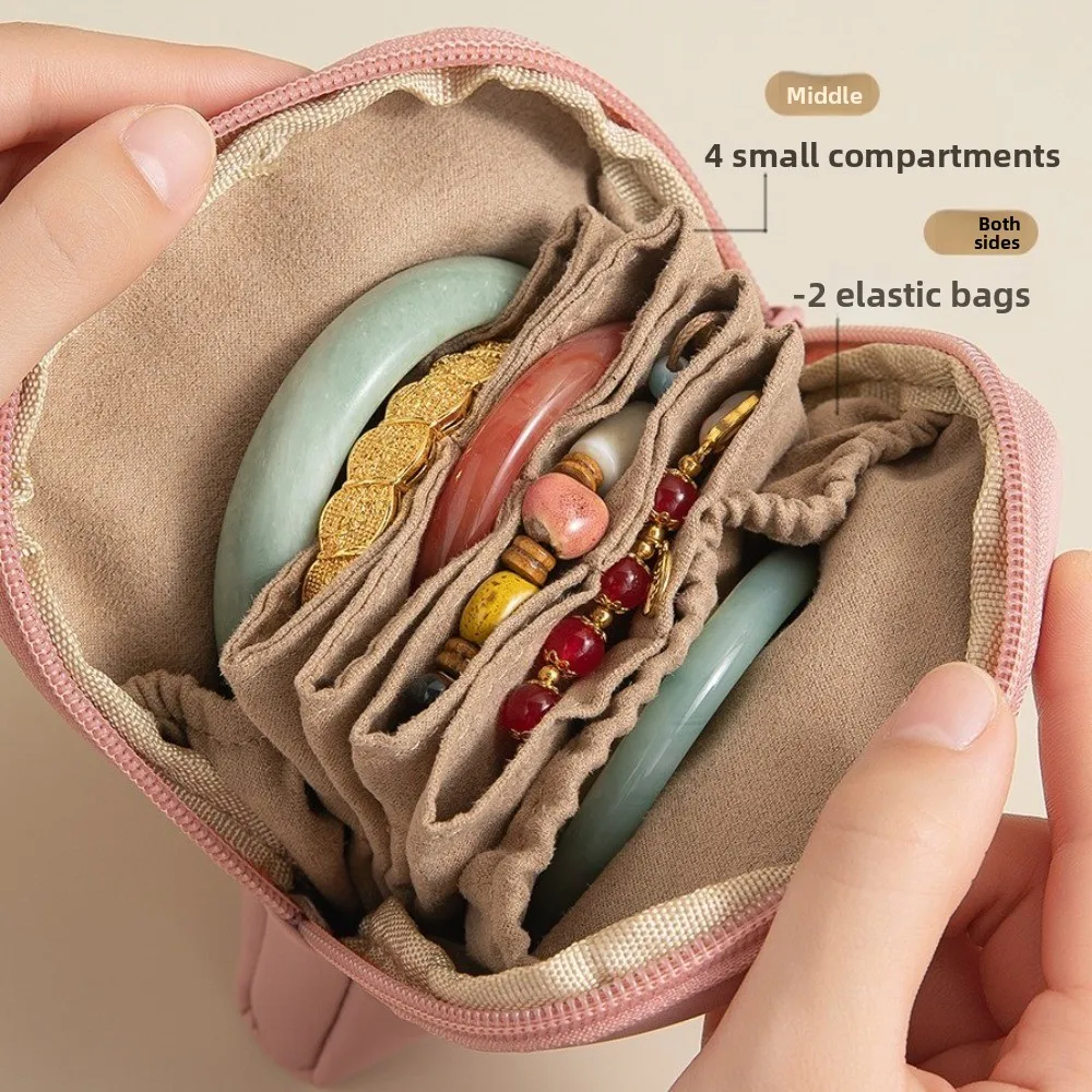 

Multi-layer Jewelry Storage Bag Multifunctional Jewelry Display Zipper Jewelry Bag Mini Bracelet Jewelry Organizer Photo Props